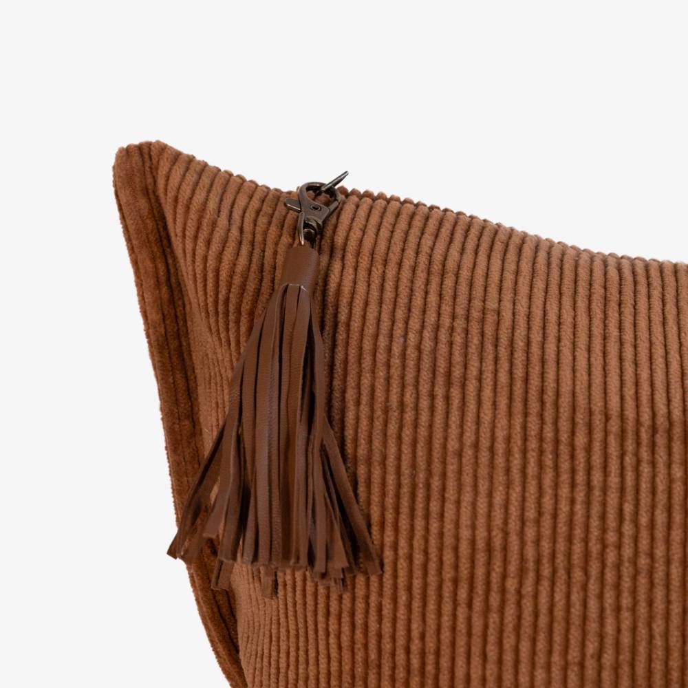 Hudson Corduroy Cushion - Nutmeg | Luxury home decor and furniture by Home Decor & Co