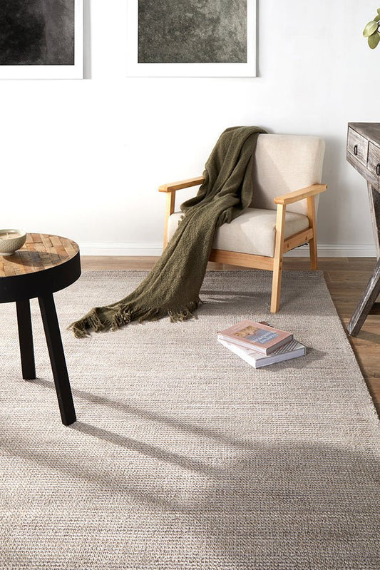 Allure Stone Cotton Rayon Rug, view 2