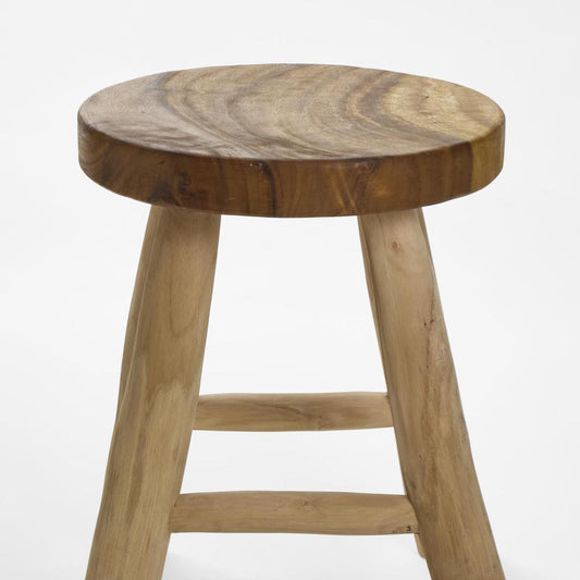 Teak Stool Lacquered | Luxury home decor and furniture by Home Decor & Co