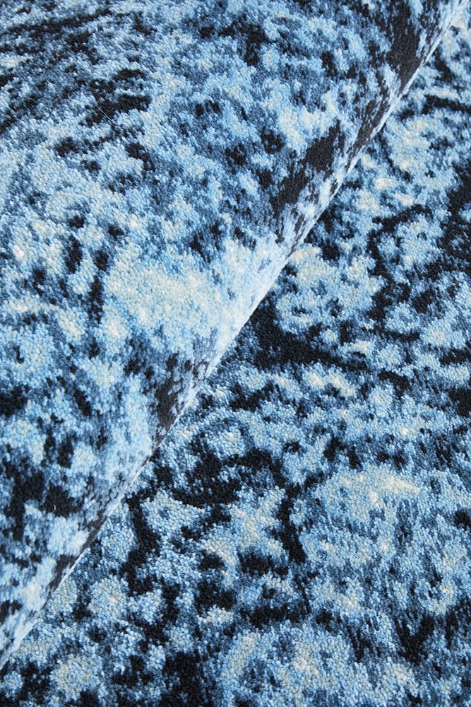 Calypso Collection 6105 Navy Rug | Luxury home decor and furniture by Home Decor & Co