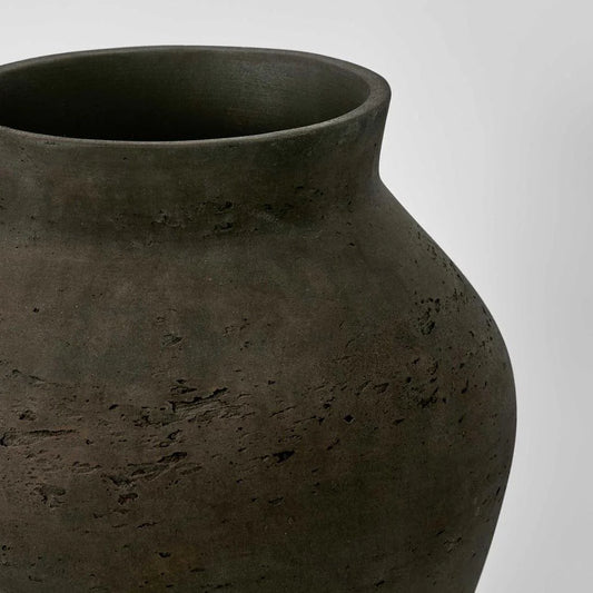 Landis Classic Large Vase Earth Brown | Luxury home decor and furniture by Home Decor & Co
