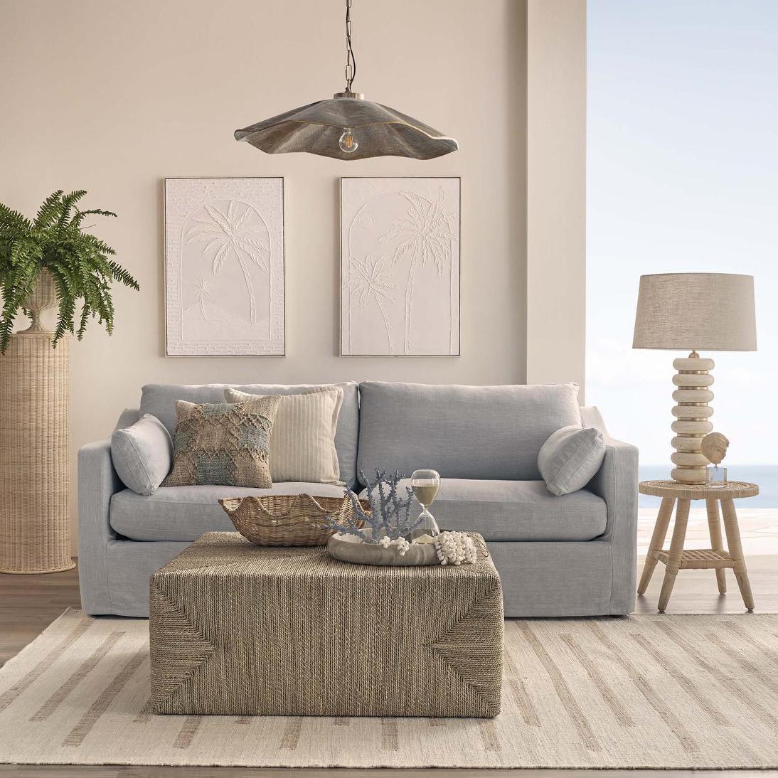 Clam Shell Rattan Large Natural | Luxury home decor and furniture by Home Decor & Co