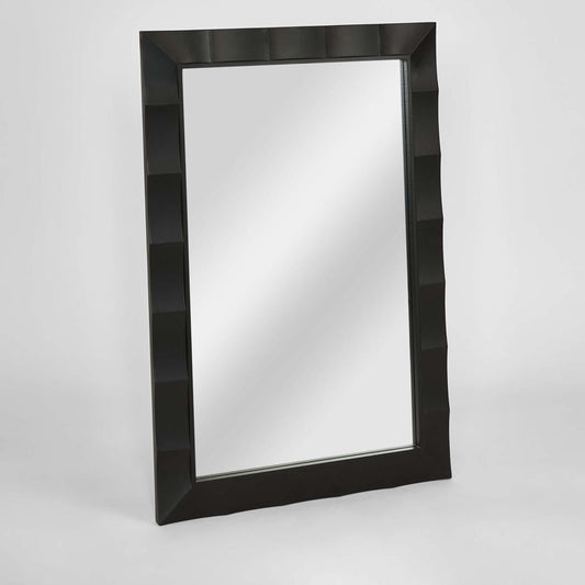 Facet Rectangle Mirror 60x90cm Black | Luxury home decor and furniture by Home Decor & Co