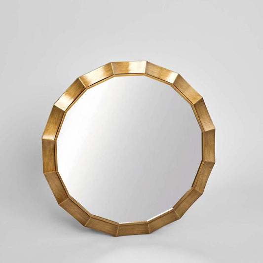 Facet Octagon Round Mirror 70cm Bronze | Luxury home decor and furniture by Home Decor & Co