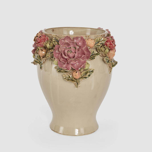 Blume Vase Pink & Cream | Luxury home decor and furniture by Home Decor & Co