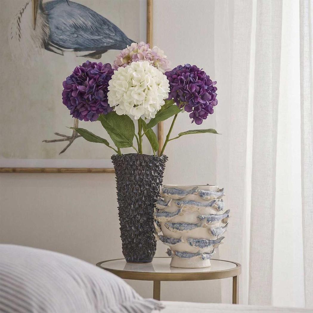 Reef Vase Blue & White