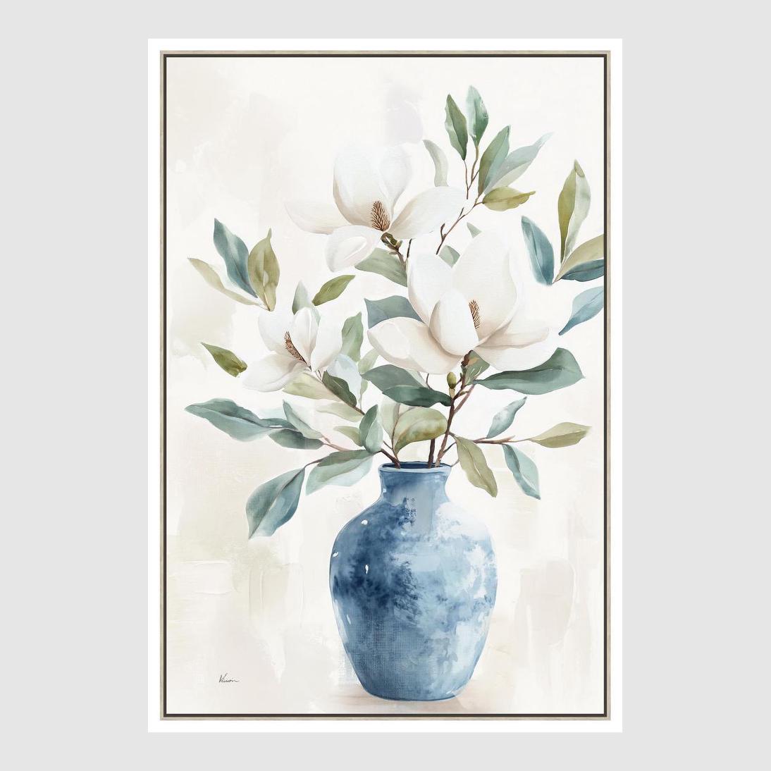 Magnolia Serenity A Wall Art 82.5x122.5cm | Luxury home decor and furniture by Home Decor & Co