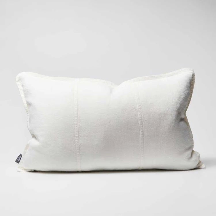 Luca® Linen Cushion - Off White | Luxury home decor and furniture by Home Decor & Co
