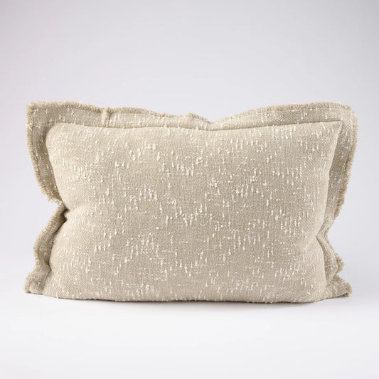 Polo Cushion - Natural/White