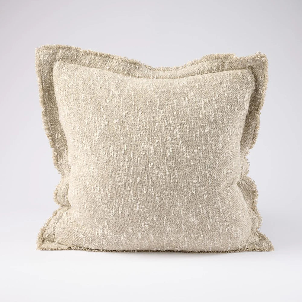 Polo Cushion - Natural/White