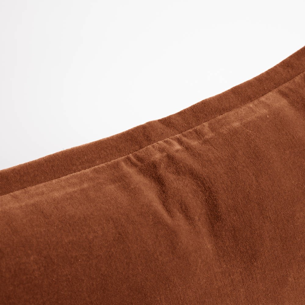 Evelyn Velvet Cushion - Nutmeg | Luxury home decor and furniture by Home Decor & Co