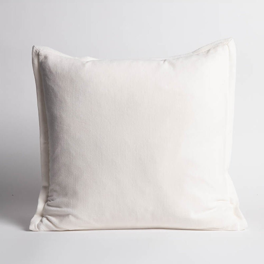 Evelyn Velvet Cushion - Off White | Luxury home decor and furniture by Home Decor & Co
