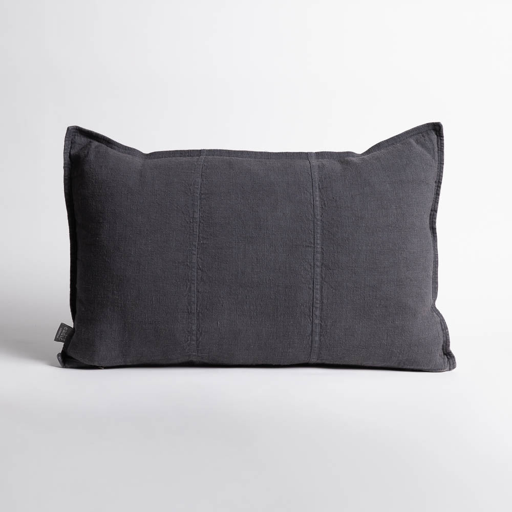 Luca Linen Cushion - Midnight | Luxury home decor and furniture by Home Decor & Co