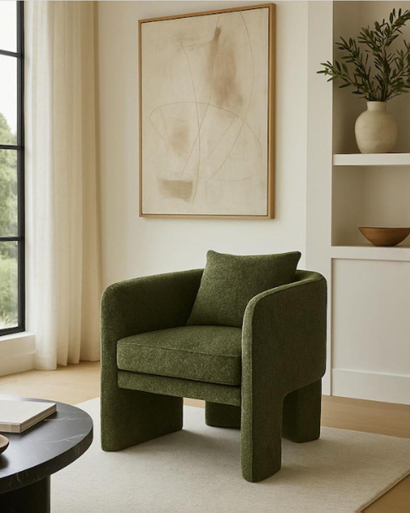 Kennedy Armchair Green | Luxury home decor and furniture by Home Decor & Co