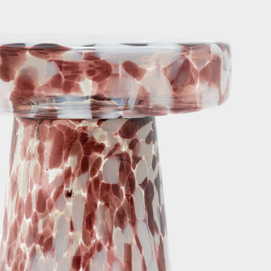 Murano Side Table Leopard 395x395x465mm | Luxury home decor and furniture by Home Decor & Co