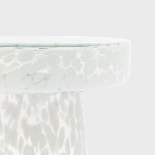 Murano Side Table White 395x395x465mm