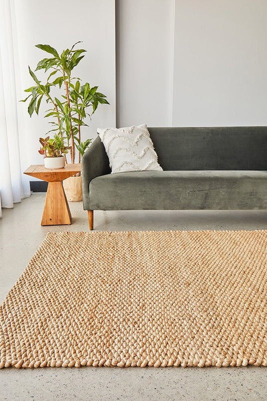 Hive Natural Rug, view 2
