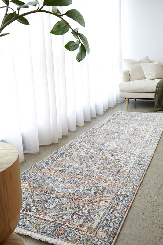 Heriz Mushroom Runner Rug, view 2