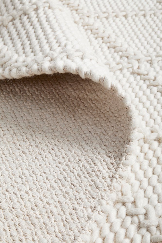 Huxley White Rug | Luxury home decor and furniture by Home Decor & Co