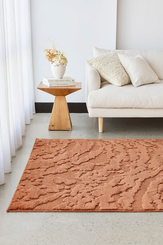 Haven Nyla Rust Rug, view 2