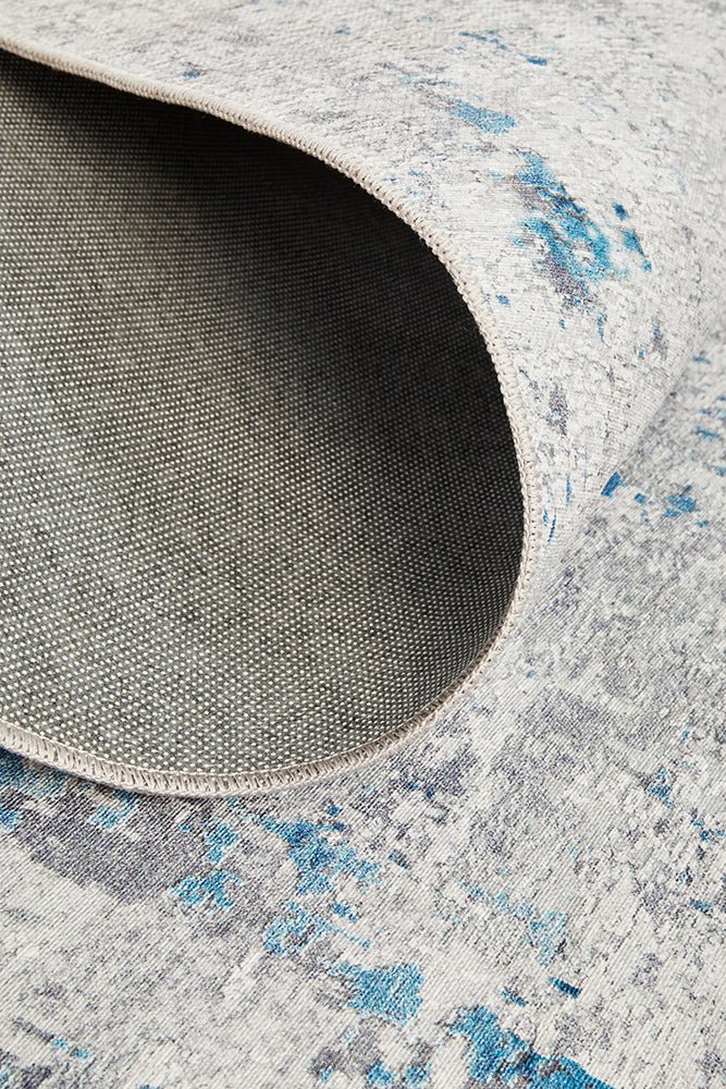 Illusions 132 Blue Runner Rug | Luxury home decor and furniture by Home Decor & Co
