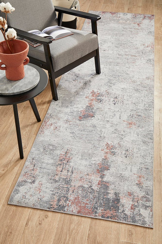 Illusions 156 Blush Runner Rug, view 2