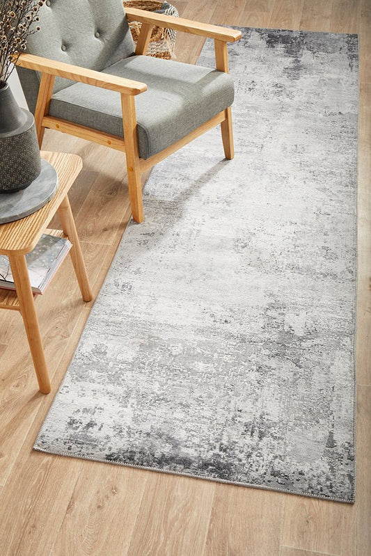 Illusions 156 Silver Runner Rug, view 2