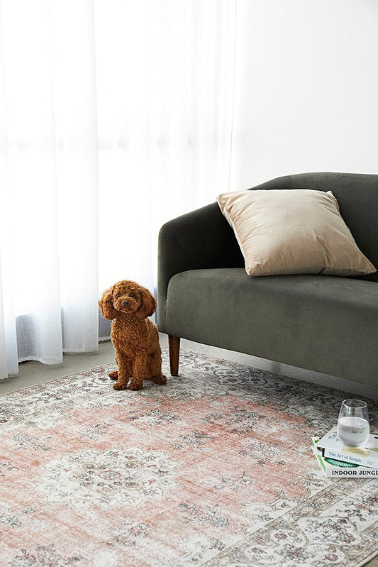 Kindred Coco Peach Washable Rug, view 2