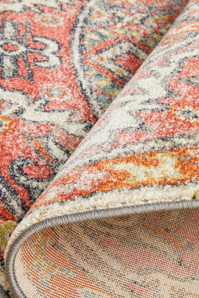 Legacy 856 Crimson Round Rug | Luxury home decor and furniture by Home Decor & Co