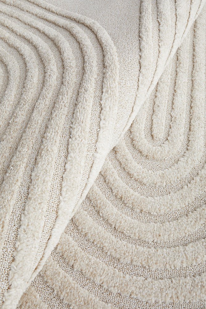 Lotus Abbey Beige Runner Rug | Luxury home decor and furniture by Home Decor & Co