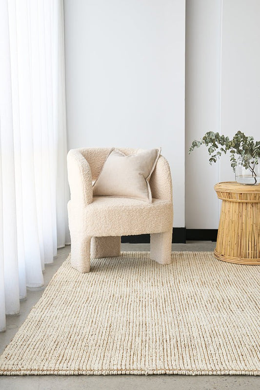 Madras Marlo White Rug, view 2
