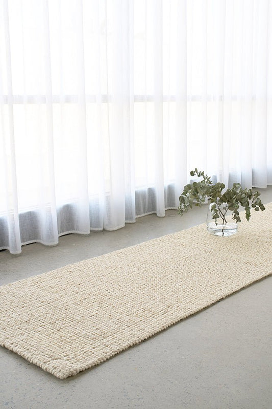 Madras Parker Cream Runner Rug, view 2