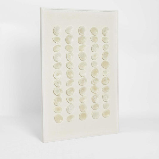 Maya Resin Wall Art 120x80cm White, view 2