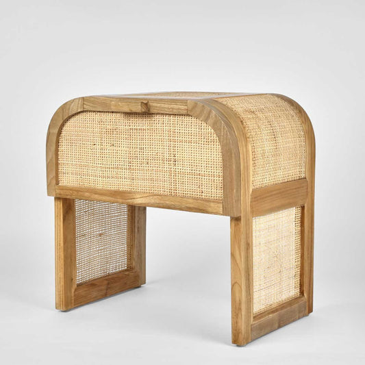 Grace Bedside Table Natural | Luxury home decor and furniture by Home Decor & Co