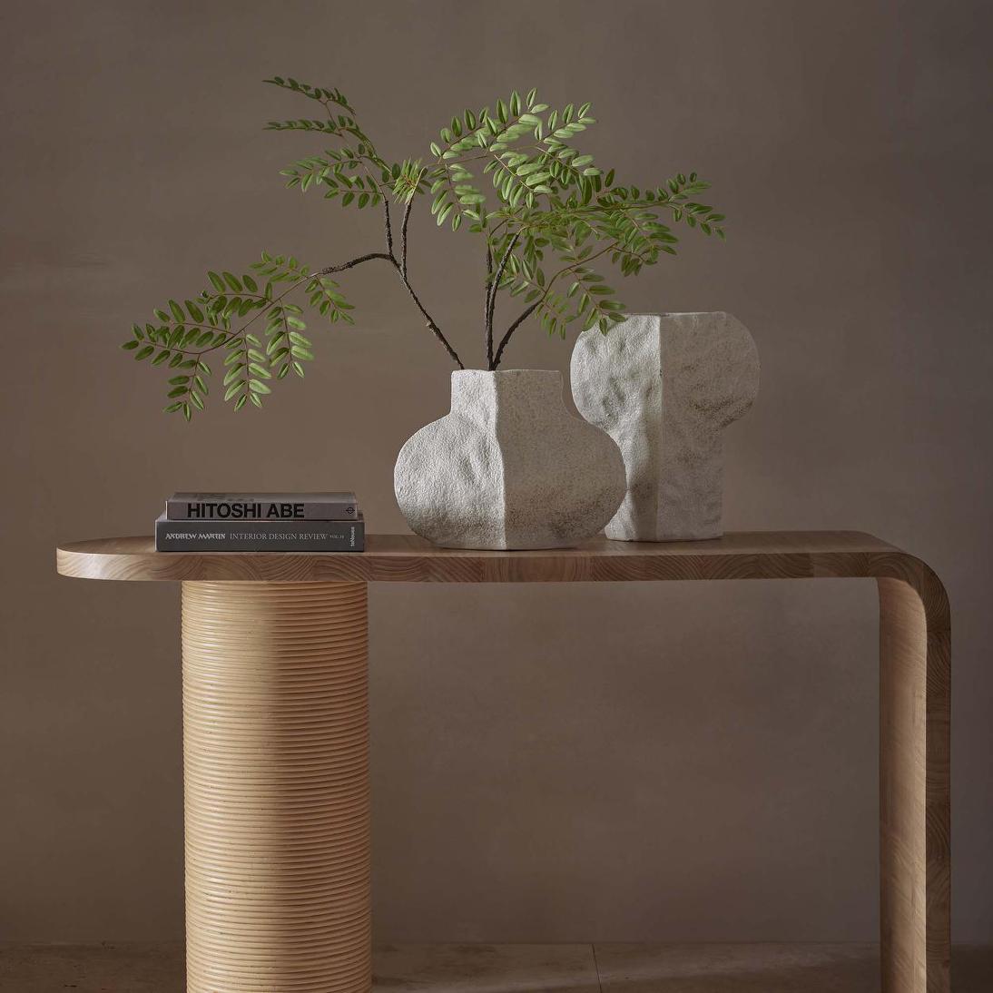 Leo Console Table Natural | Luxury home decor and furniture by Home Decor & Co