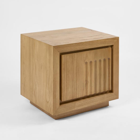 Rock Bedside Natural 2 Drawer | Luxury home decor and furniture by Home Decor & Co