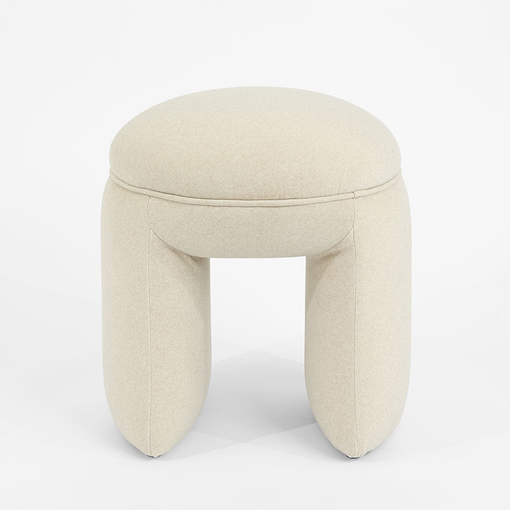 Harper Ottoman Oatmeal | Luxury home decor and furniture by Home Decor & Co