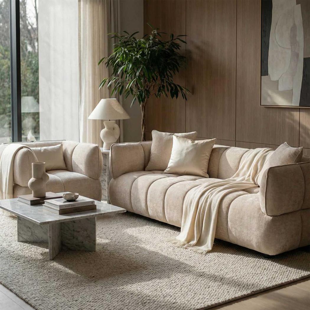Piper Swivel Armchair Cream