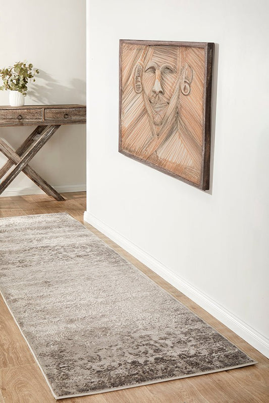 Opulence Lucy Silver Runner Rug, view 2