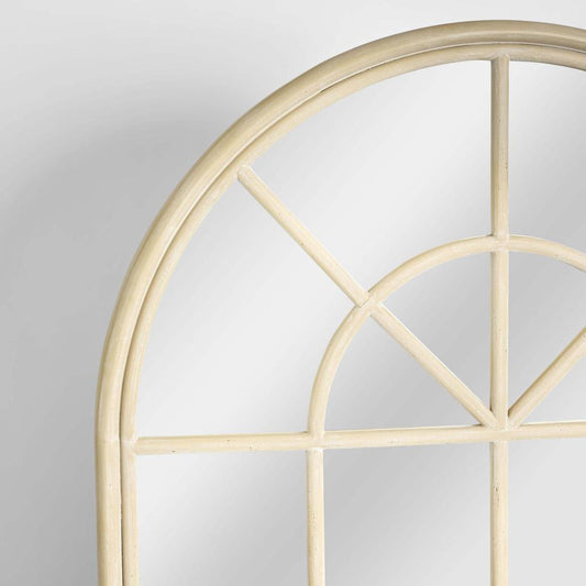 Hamptons Arched Mirror 100x150cm Natural | Luxury home decor and furniture by Home Decor & Co