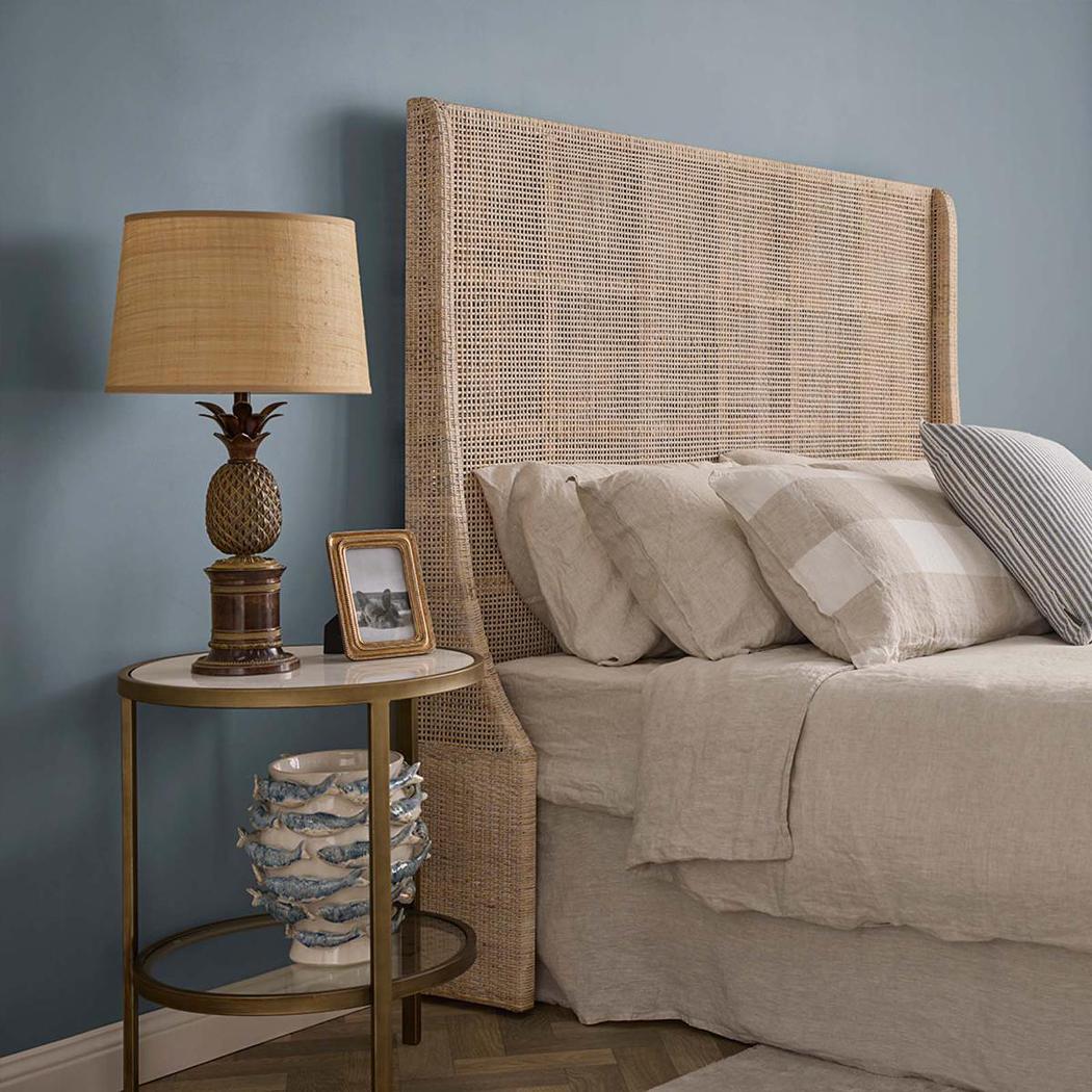 Charlotte Queen Bedhead Natural | Luxury home decor and furniture by Home Decor & Co