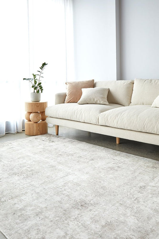 Revive Isla Marble Washable Rug, view 2