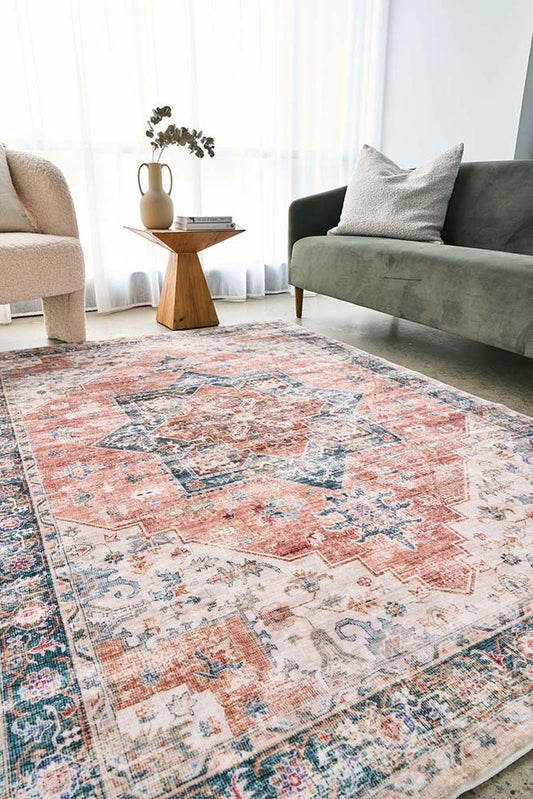Revive Lila Rust Rug, view 2