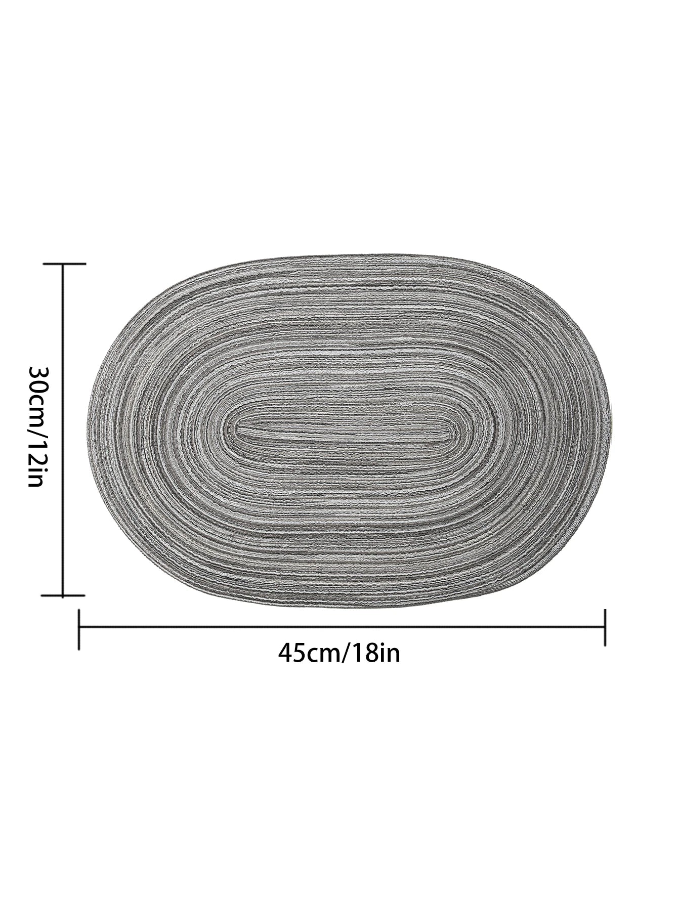 Set of 4 – Heat Resistant Washable Dining Table Mats, Non-Slip Mixed Colour Design