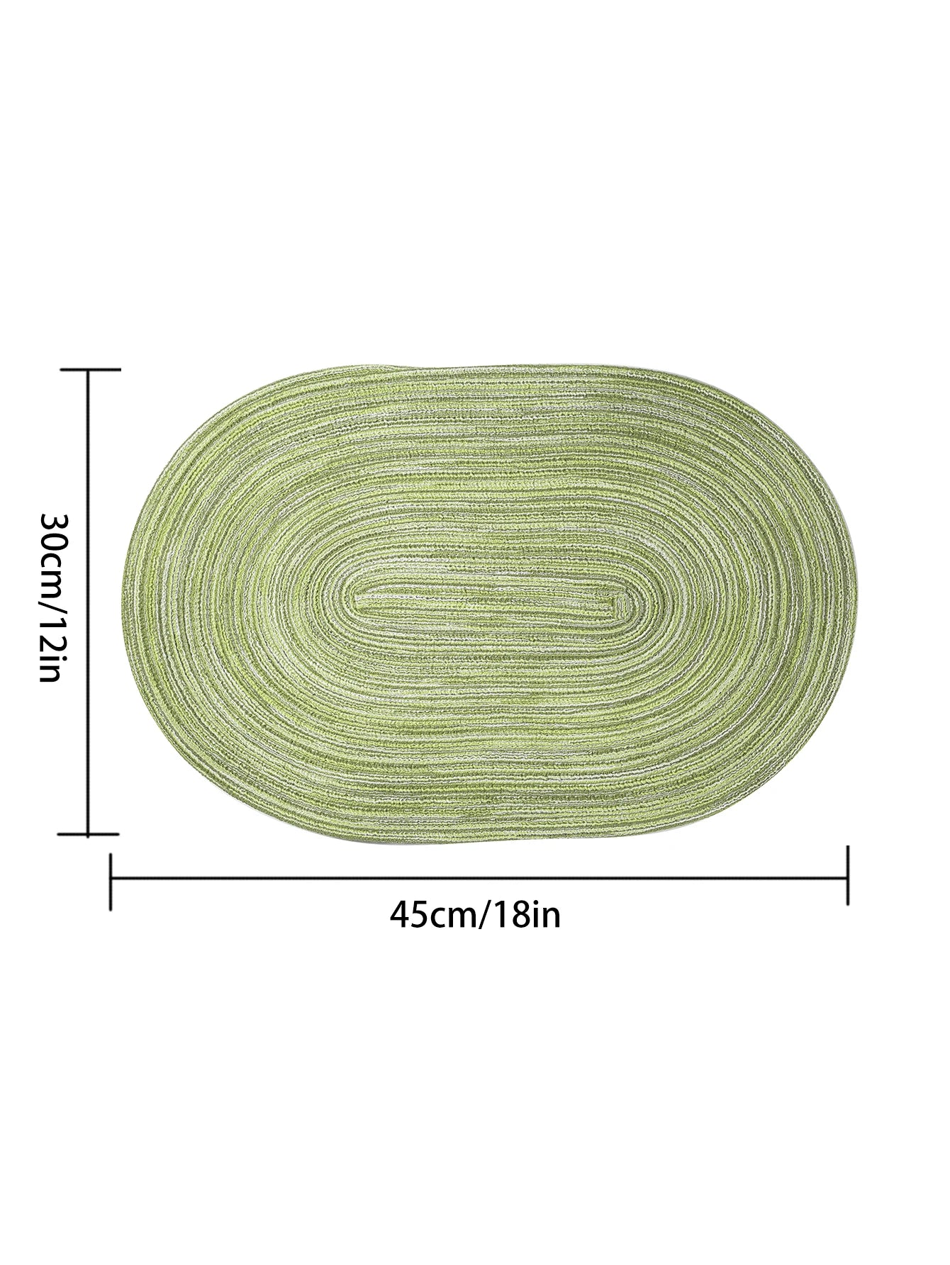 Set of 4 – Heat Resistant Washable Dining Table Mats, Non-Slip Mixed Colour Design