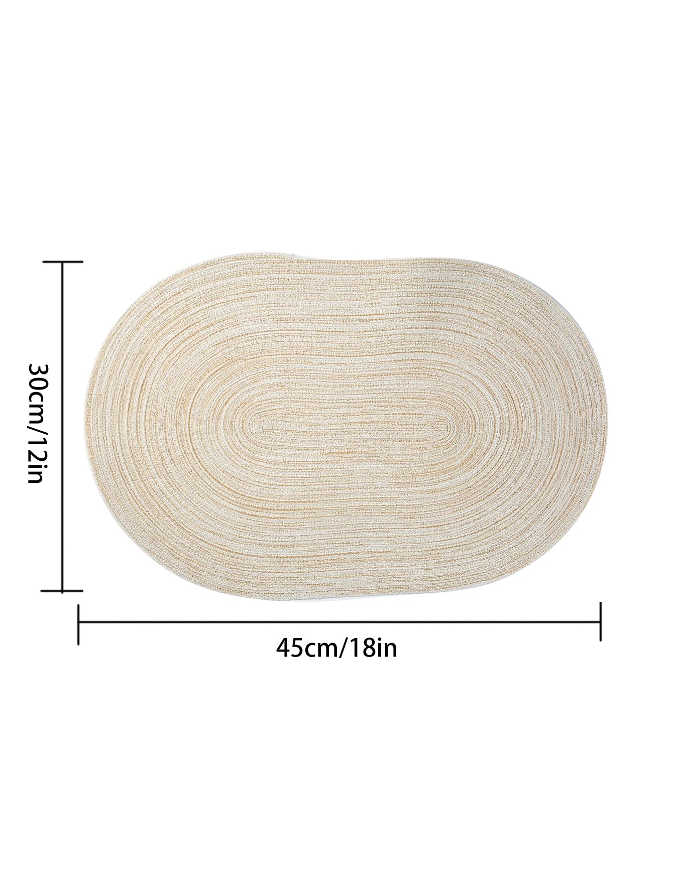 Set of 4 – Heat Resistant Washable Dining Table Mats, Non-Slip Mixed Colour Design
