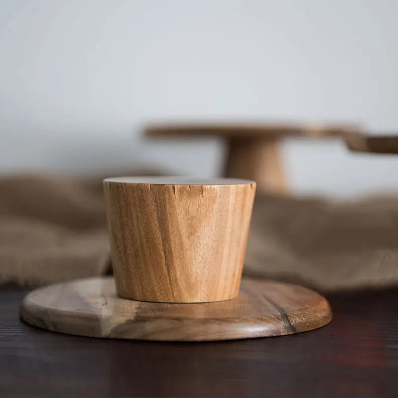 Elevated Natural Wooden Stand – Dessert & Serving Tray