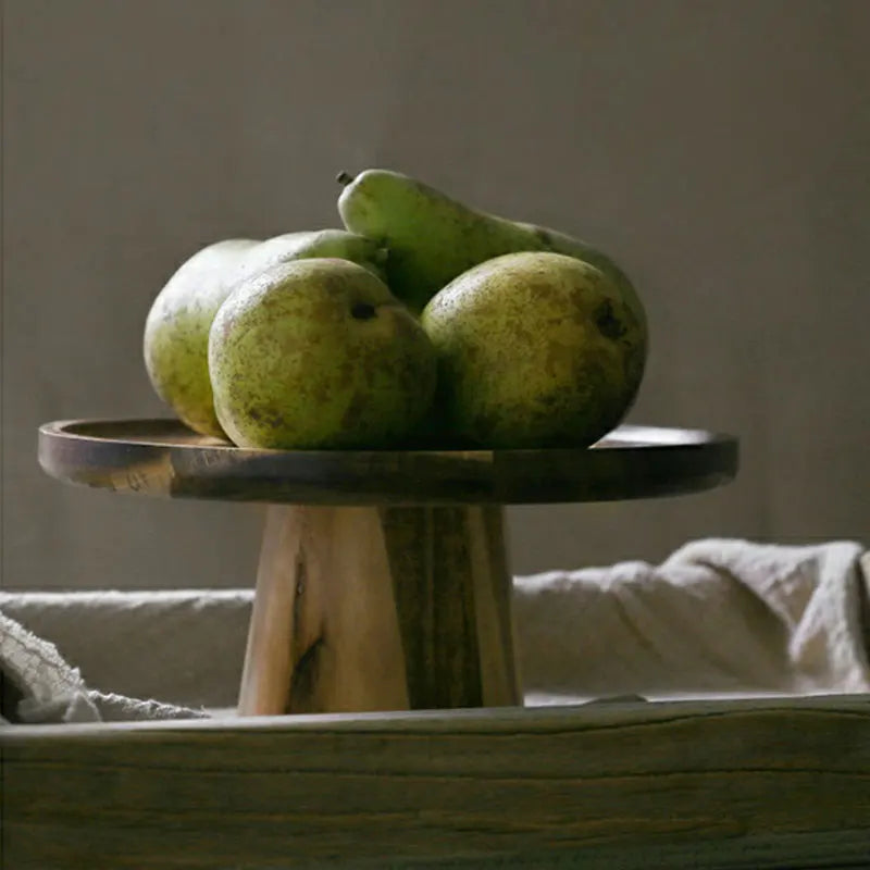Elevated Natural Wooden Stand – Dessert & Serving Tray