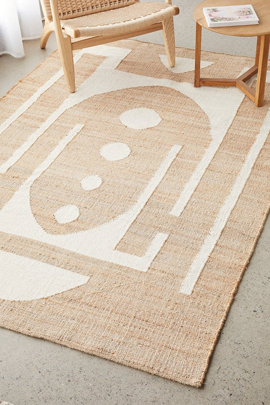 Sahara Zelda Natural Rug, view 2