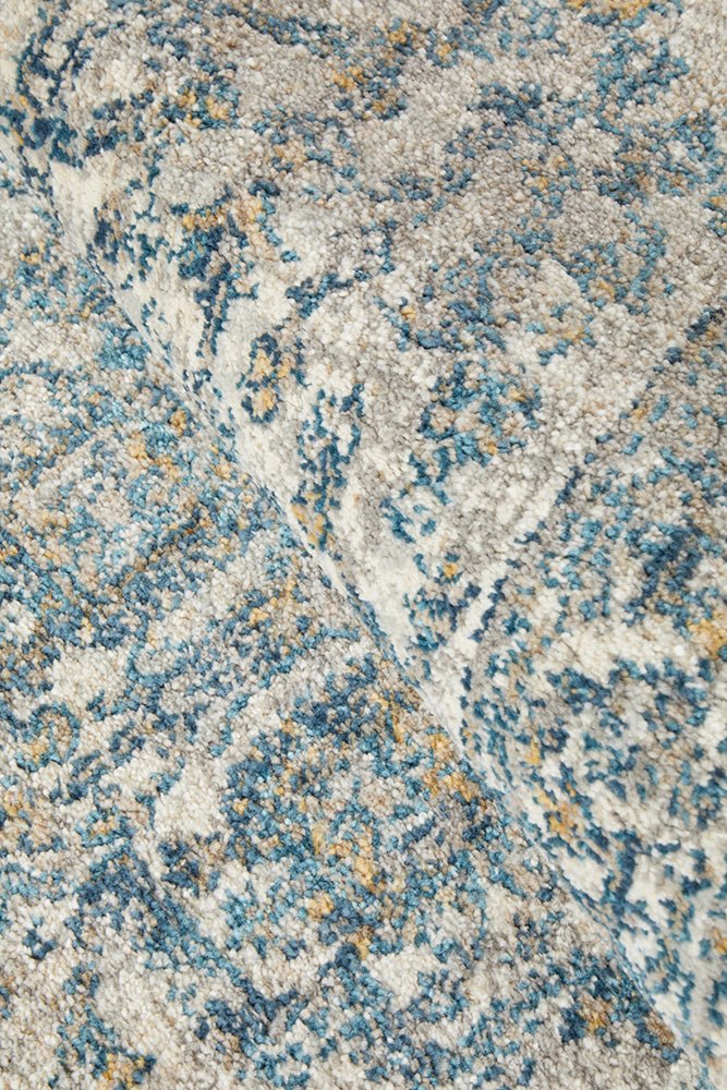 Sasha Blue Runner Rug | Luxury home decor and furniture by Home Decor & Co